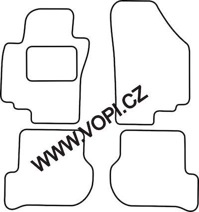 Autokoberce Seat Toledo 11/2004 - 2009 Perfectfit (4217)